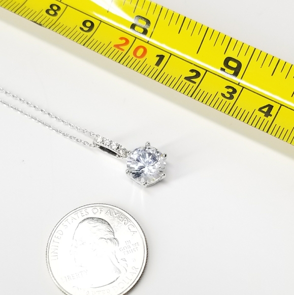 NEW Micro Pave CZ Diamond Necklace - Picture 9 of 10